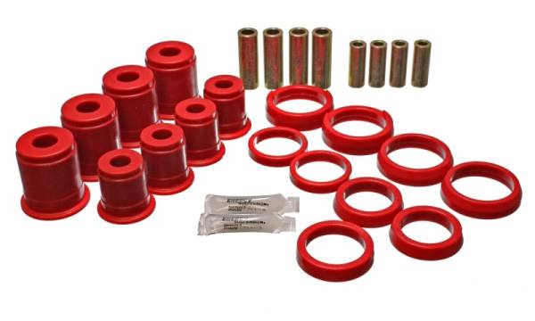 Energy Suspension - Energy Suspension 84-01 Jeep Cherokee/Wagoneer/Comanche 4WD Red Front Control Arm Bushings