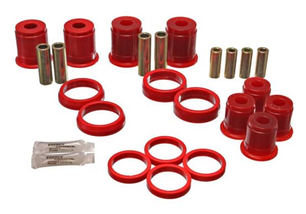 Energy Suspension - Energy Suspension 93-98 Jeep Grand Cherokee Red Frt Control Arm Bushings-Must reuse OEM Outer Shells