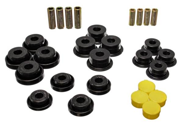 Energy Suspension - Energy Suspension 97-06 Jeep Wrangler TJ/YJ Black Front Control Arm Bushings (Must reuse OEM Outer S