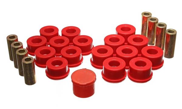 Energy Suspension - Energy Suspension Control Arm Bushings - Rear - Red