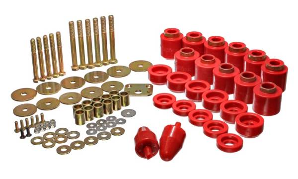 Energy Suspension - Energy Suspension 1in Body Lift Kit - Red