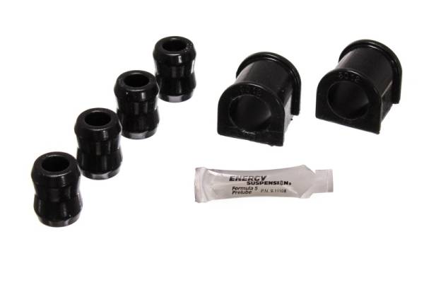 Energy Suspension - Energy Suspension 87-96 Jeep Wrangler YJ Blk Frt 1-1/8in Sway Bar Bushing Set w/End Link Bushings - 2.5107G