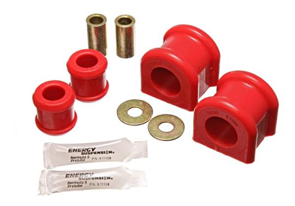 Energy Suspension - Energy Suspension 07-11 Jeep Wrangler JK Red Front 31mm Sway Bar and Endlink Bushing Set