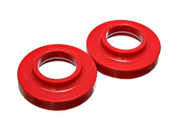 Energy Suspension - Energy Suspension Frt. Spring Pad Set Jeep Tj - Red