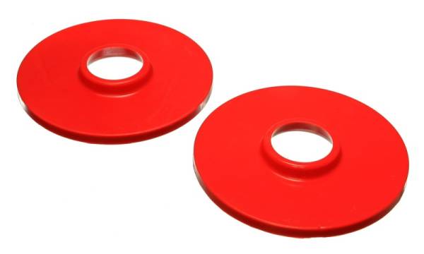 Energy Suspension - Energy Suspension 97-06 Jeep Wrangler YJ & TJ Red Rear Coil Spring Isolator Set