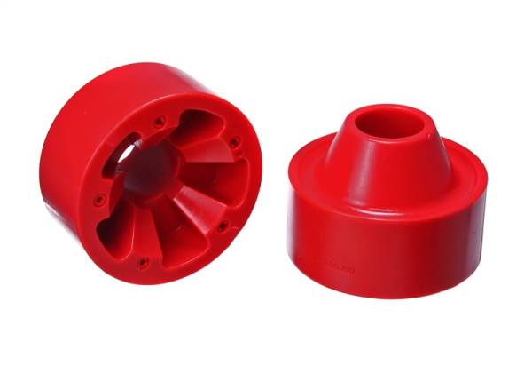 Energy Suspension - Energy Suspension 07-17 Jeep Wrangler (JK) Red Rear Coil Spring Spacer 1-3/4in Lift Set