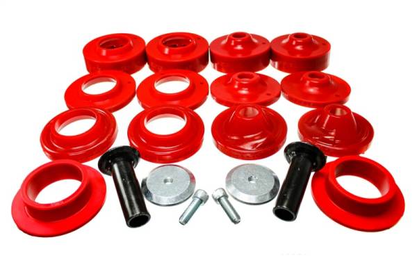 Energy Suspension - Energy Suspension 18+ Jeep Wrangler JL Red Rock-Flex 2in Adjustable Coil Spacer Set