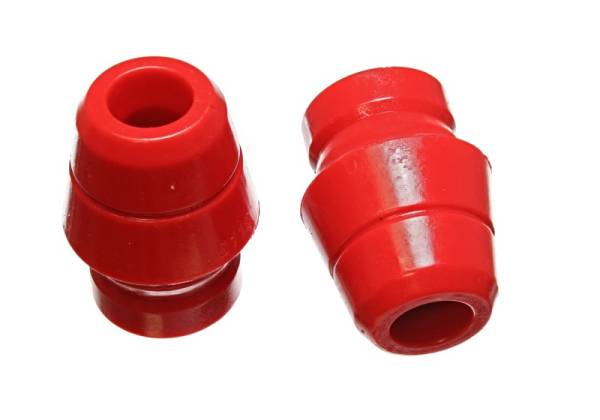 Energy Suspension - Energy Suspension 97-06 Jeep Wrangler YJ/TJ Red Front Bump Stop Set (Set of 2)