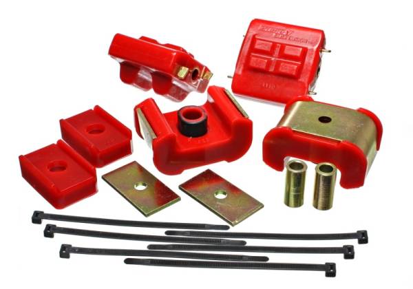 Energy Suspension - Energy Suspension Gm Complete Engine & Trans Mnt - Red