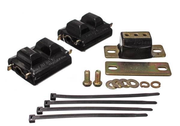 Energy Suspension - Energy Suspension 73-92 Chevrolet Camaro Black Motor and Transmision Mounts; Zinc Finish