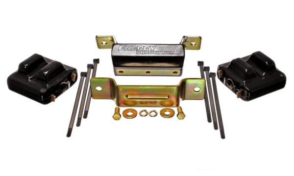 Energy Suspension - Energy Suspension 88-94 GM Blazer 4WD K Series Black Motor and Transmision Mounts; Zinc Finish