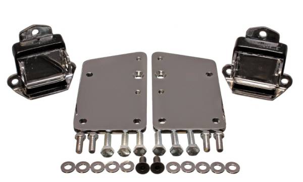 Energy Suspension - Energy Suspension LS Series Black Motor Conversion Set - Chrome Plated