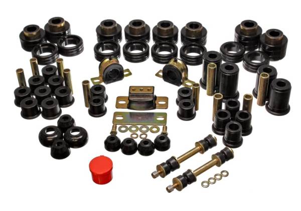 Energy Suspension - Energy Suspension 88-98 Chevy/GMC 2WD 1/2, 3/4, 1 Ton PickUp Black Hyper-flex Master Bushing Set