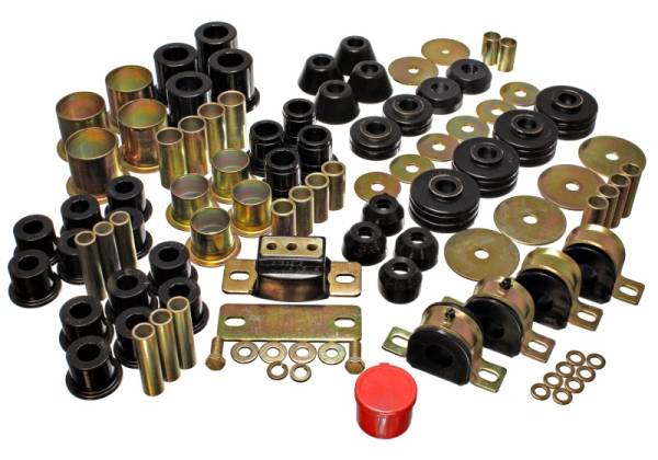 Energy Suspension - Energy Suspension 73-80 Chevrolet / GMC 2WD 1/2 Ton Pickup Black Hyper-flex Master Bushing Set