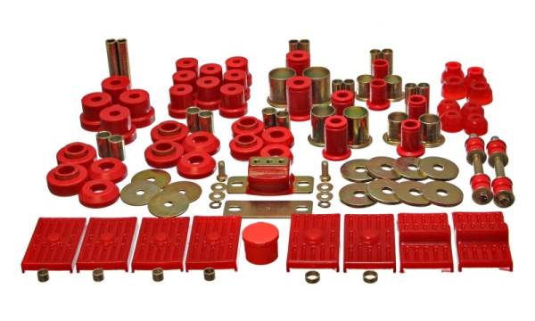 Energy Suspension - Energy Suspension 76-79 Firebird / 75-79 Nova Red Hyper-flex Master Bushing Set