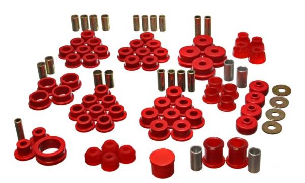 Energy Suspension - Energy Suspension 84-95 Chevrolet Corvette Red Hyper-flex Master Bushing Set