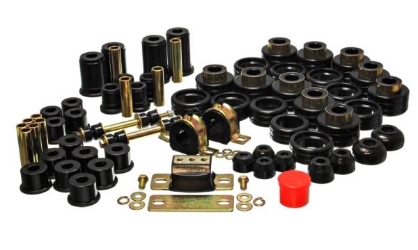 Energy Suspension - Energy Suspension 95-99 Chevy Tahoe / GMC Denali/Yukon (except XL) 2WD Black Hyper-flex Master Bushi