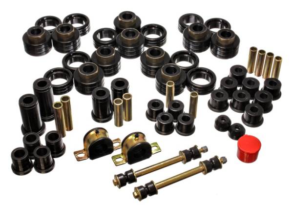 Energy Suspension - Energy Suspension 95-97 Chevy Tahoe / GMC Denali 4WD Black Hyper-flex Master Bushing Set