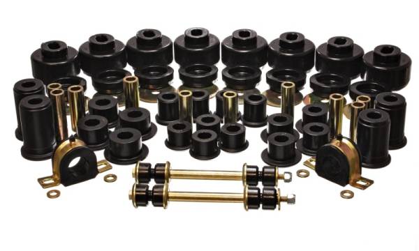 Energy Suspension - Energy Suspension 99-06 Chevy C1500 New Body Style Silverado 2WD Black Hyper-flex Master Bushing Set