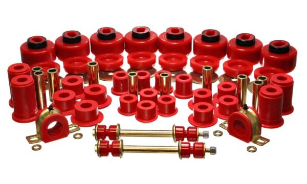 Energy Suspension - Energy Suspension 99-06 Chevy C1500 New Body Style Silverado 2WD Red Hyper-flex Master Bushing Set