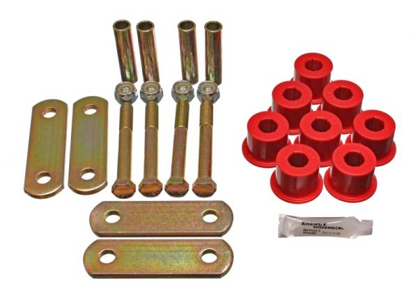 Energy Suspension - Energy Suspension Gm Heavy Duty Shackle Set - Red