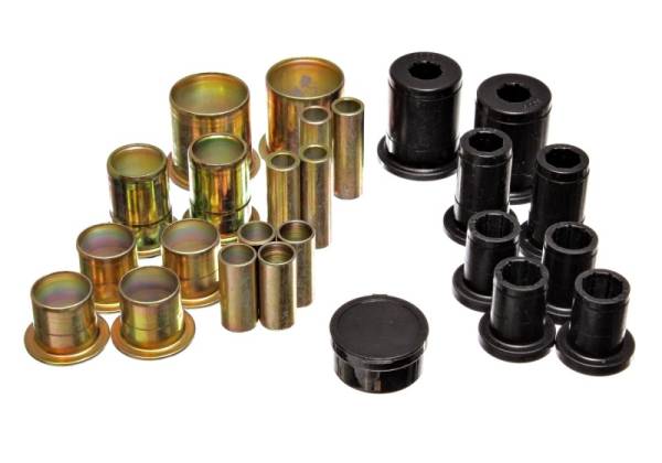 Energy Suspension - Energy Suspension 73-74 Camaro / 73 GrandAm/GrandPrix Black Control Arm Bushing Set - Complete Set