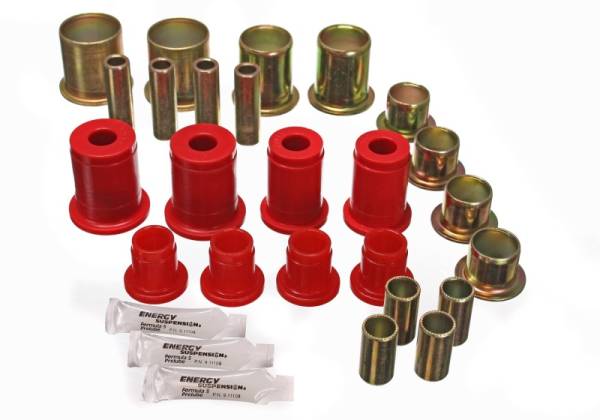 Energy Suspension - Energy Suspension Universal Red Control Arm Bushing Set - Complete Set