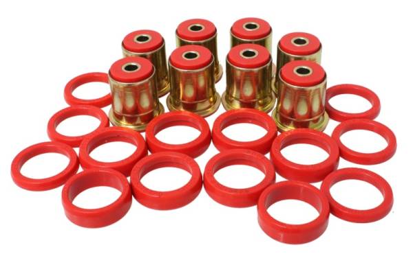 Energy Suspension - Energy Suspension GM Red Rear End Control Arm Bushng Set w/ Thrust Washer