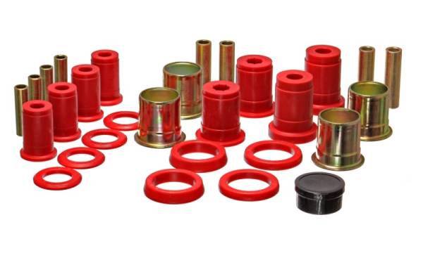 Energy Suspension - Energy Suspension 75 Chevy Monza/Vega Red Rear Control Arm Bushing Set