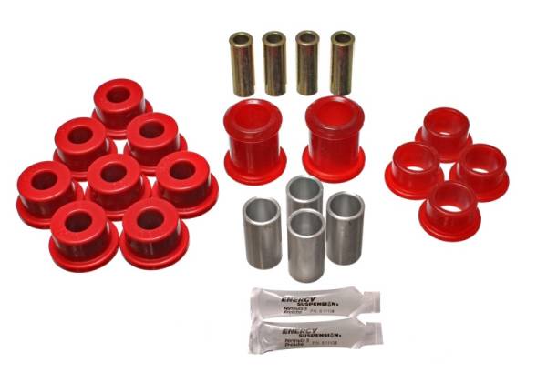 Energy Suspension - Energy Suspension Gm Cntrl Arm Bushing Set - Red