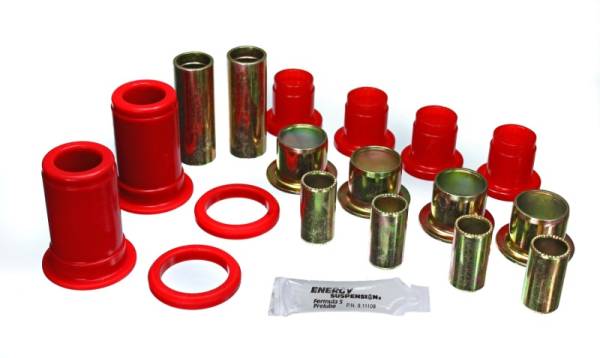 Energy Suspension - Energy Suspension Front Cntrl Arm Bushings - Red