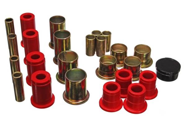 Energy Suspension - Energy Suspension 82-04 Ford Blazer/S10/S15 PickUp 2WD Red Front Control Arm Bushing Set