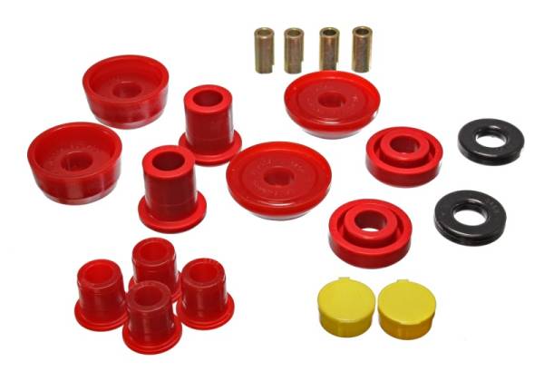 Energy Suspension - Energy Suspension 93-02 Camaro/Firebird/Trans Am Red Front End Control End Bushing Set