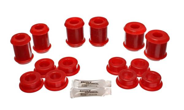 Energy Suspension - Energy Suspension 04-09 Cadillac XLR/XLR-V / 97-12 Corvette Red Rear End C/A Bushing Set