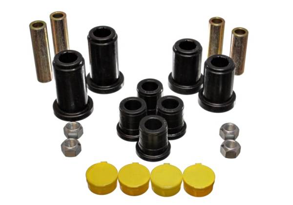 Energy Suspension - Energy Suspension 98-99 Tahoe/Yukon/Denali / 98-95 K5 Blazer 4WD Black Front End C/A Bushing Set