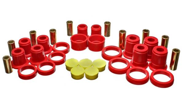 Energy Suspension - Energy Suspension 02-07 GM SUV Red Rear End Control Arm Bushing Set