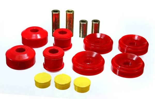 Energy Suspension - Energy Suspension 10 Chevy Camaro Red Front End Control Arm Bushing Set