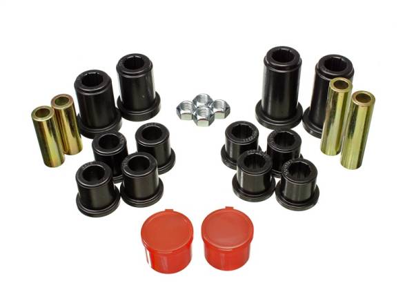 Energy Suspension - Energy Suspension 07-13 Chevrolet Silverado 1500 4WD Front Control Arm Bushing Set - Black