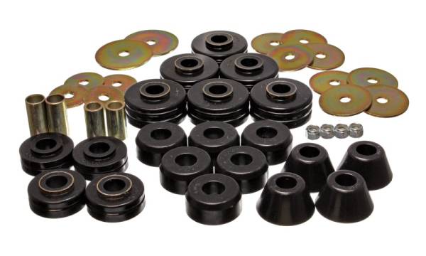 Energy Suspension - Energy Suspension 78-80 GM Denali XL/Subarban & Yukon XL 4WD Black Body(cab) Mount Set