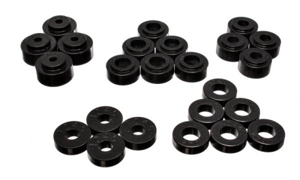 Energy Suspension - Energy Suspension 68-72 Chevrolet Chevelle/Monte Carlo/Malibu/Laguna/El Camino Black Body Mount Set