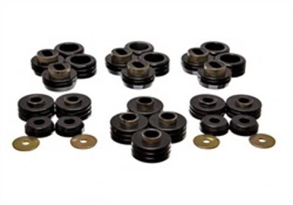 Energy Suspension - Energy Suspension 81-91 GM Denali XL/Suburban/Yukon XL 2WD/4WD Black Body (Cab) Mount Set