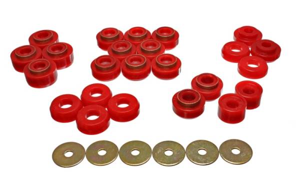 Energy Suspension - Energy Suspension Gm Body Mount - Red