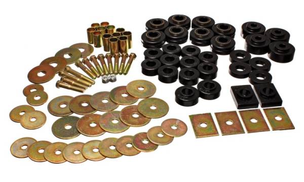 Energy Suspension - Energy 64-67 Buick Century/Regal/Grand National/Skylark/Special Black Body Mount Set