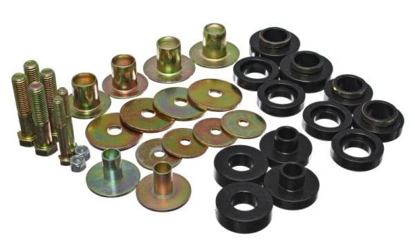 Energy Suspension - Energy Suspension Subframe Bushing Set - Black