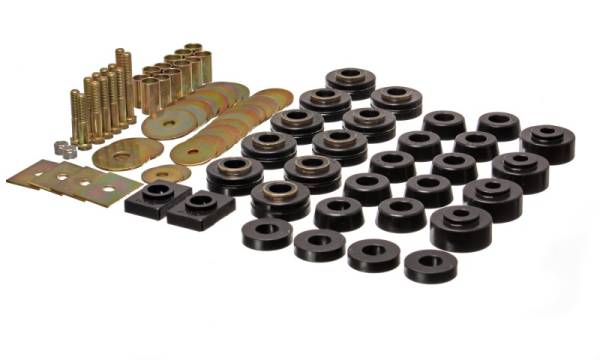 Energy Suspension - Energy Suspension Body Mount Set - Black