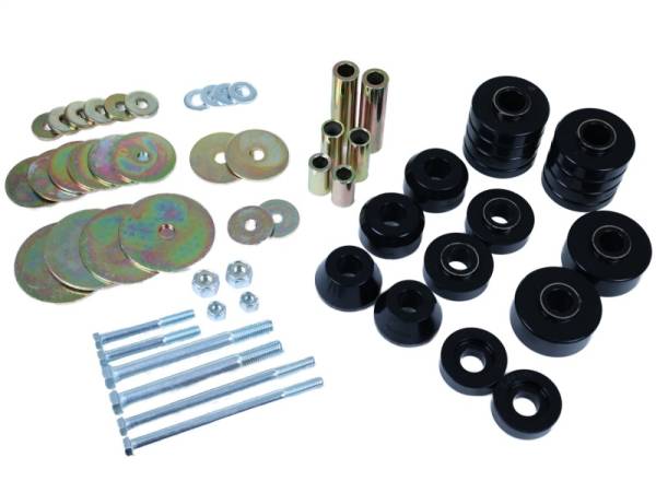 Energy Suspension - Energy Suspension 69-72 GMC C1500 Pickup Black Body Mount Bushing Set