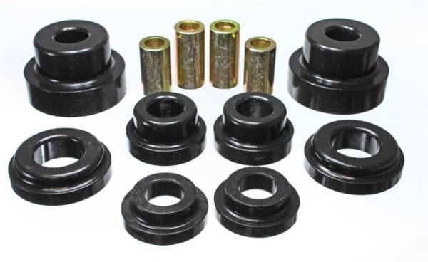 Energy Suspension - Energy Suspension 10 Chevy Camaro Black Rear Sub-Frame Mount Replacement Bushing Set