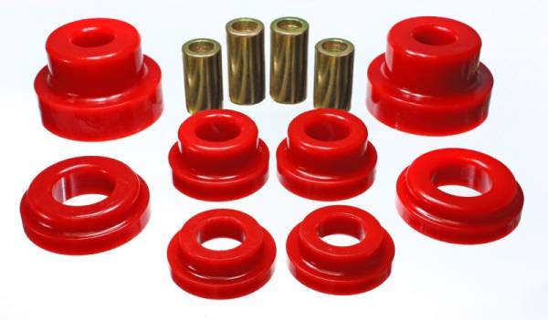 Energy Suspension - Energy Suspension 10 Chevy Camaro Red Rear Sub-Frame Mount Replacement Bushing Set