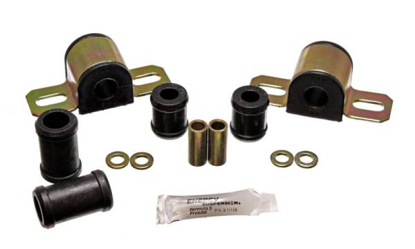 Energy Suspension - Energy Suspension 67-81 Camaro Black 9/16 inch Bar Two Bolt Clamp Style Rear Sway Bar Bushing Set