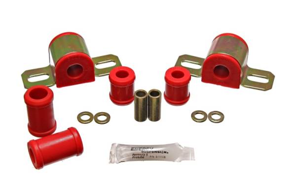 Energy Suspension - Energy Suspension 67-81 Camaro Red 9/16 inch Bar Two Bolt Clamp Style Rear Sway Bar Bushing Set